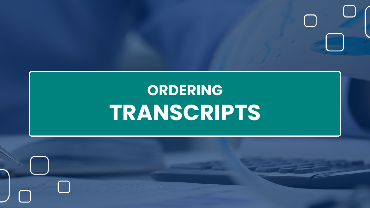 Ordering Transcripts